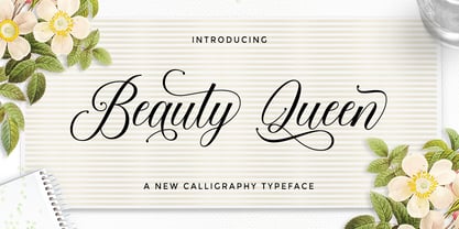 Beauty Queen Script Font Poster 1