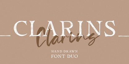 Clarins Font Poster 1