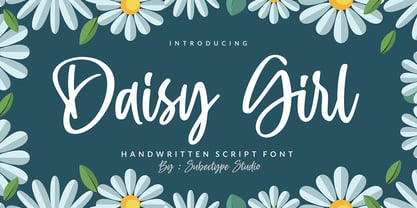 Daisy Girl Font Poster 1