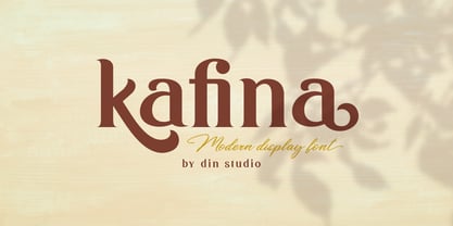 Kafina Font Poster 1
