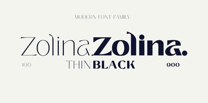 Zolina Font Poster 3
