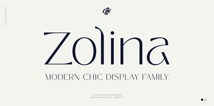 Zolina Font Poster 1