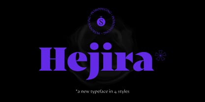 Hejira Font Poster 1