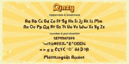 Qinzy Font Poster 8