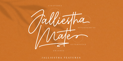 Jalliestha Font Poster 2