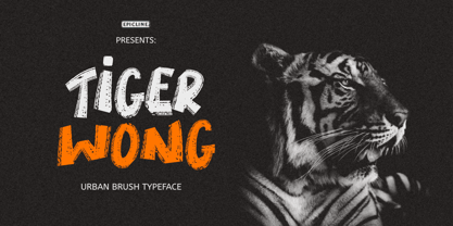 Tiger Wong Font Poster 1