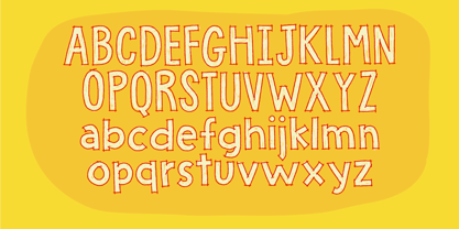 Friendly Yellow Font Poster 4