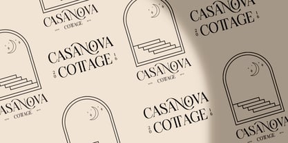 Casanova Serif Display Font Poster 4