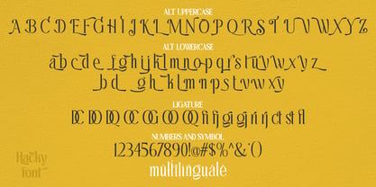 Hacky Font Poster 9