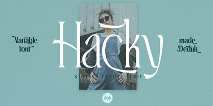 Hacky Font Poster 1