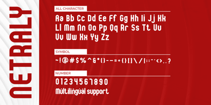Netraly Font Poster 2