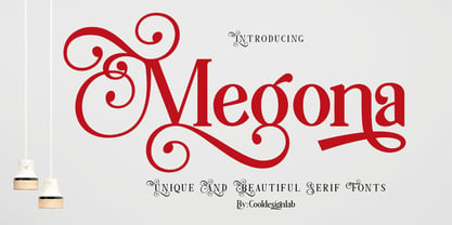 Megona Font Poster 2