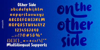 Other Side Font Poster 5