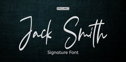 Jack Smith Font Poster 1