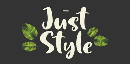 Just Style Font Poster 1