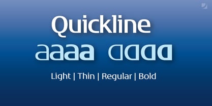 Quickline Font Poster 2