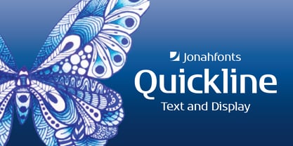 Quickline Font Poster 1