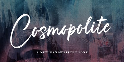 Cosmopolite Font Poster 1