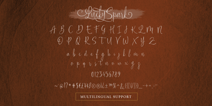 Lucky Spark Font Poster 9