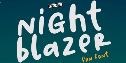 Night Blazer Font Poster 1
