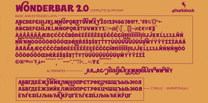 Wonderbar 2 Font Poster 3