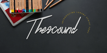 Thescound Font Poster 1