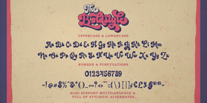 The Boldstyle Font Poster 6
