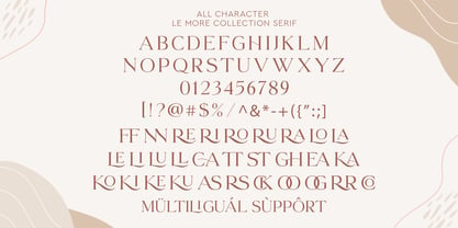 Le Mores Collection Font Poster 14