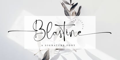 Blastine Font Poster 1