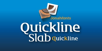 Quickline Slab Font Poster 8