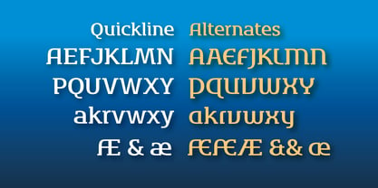 Quickline Slab Font Poster 4