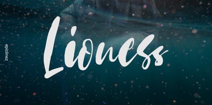 Lioness Font Poster 1