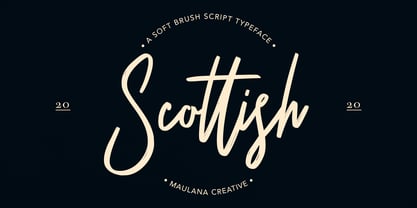 Scottish Font Poster 1