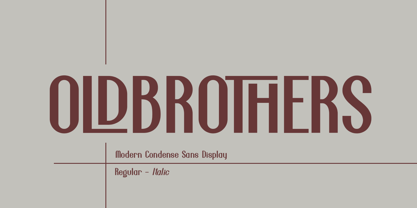 Oldbrothers Font Poster 1