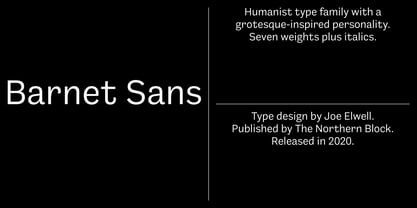 Barnet Sans Font Poster 1