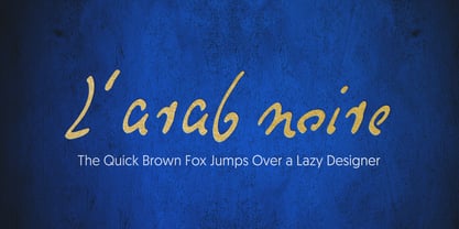 Larab Noire Font Poster 4
