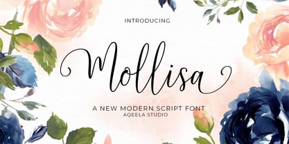 Mollisa Font Poster 1