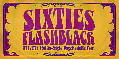 Sixties Flashback Font Poster 1