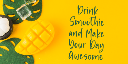 Sunday Smoothie Font Poster 3