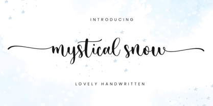 Mystical Snow Fuente Póster 1