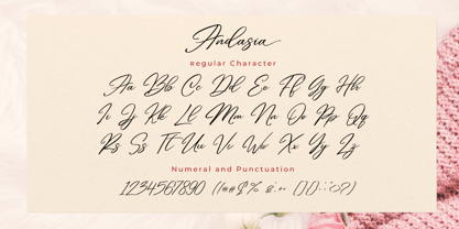 Andasia Font Poster 6