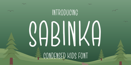 Sabinka Font Poster 2