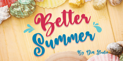 Better Summer Font Poster 1