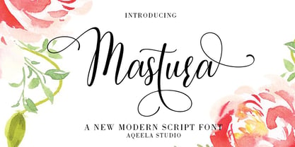 Mastura Font Poster 1