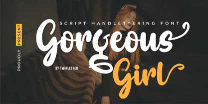 Gorgeous Girl Font Poster 1