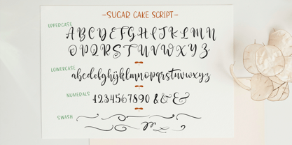 Sugar Cake Font Poster 12