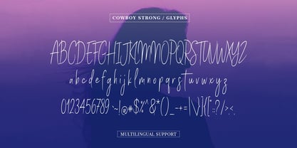 Cowboy Strong Font Poster 7