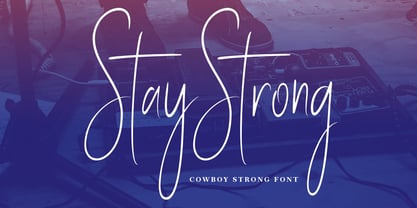 Cowboy Strong Font Poster 13