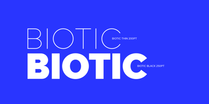 Biotic Font Poster 11