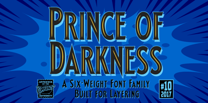 Prince Of Darkness Font Poster 1
